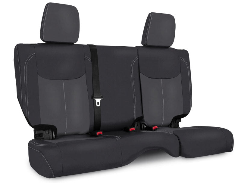 PRP 13-18 Jeep Wrangler JK Rear Seat Cover/2 door - Black/Grey PRP 13-18 Jeep Wrangler JK Rear Seat Cover/2 door - Black/Grey