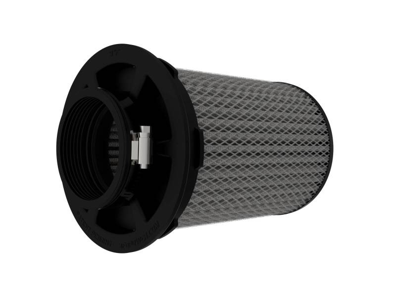 aFe MagnumFLOW Air Filters 3in F x 5-1/2in B x 5-1/4in T (Inverted) x 8in H - Pair aFe MagnumFLOW Air Filters 3in F x 5-1/2in B x 5-1/4in T (Inverted) x 8in H - Pair