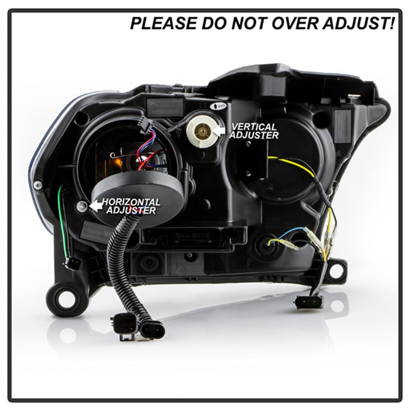 Spyder 11-13 Dodge Durango (HID Model Only) Projector Headlights - Black PRO-YD-DDU11HIDSI-BK Spyder 11-13 Dodge Durango (HID Model Only) Projector Headlights - Black PRO-YD-DDU11HIDSI-BK