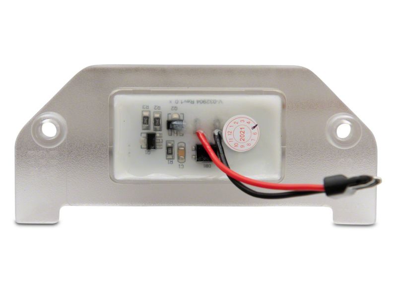 Raxiom 08-14 Dodge Challenger Axial Series LED License Plate Lamp Raxiom 08-14 Dodge Challenger Axial Series LED License Plate Lamp