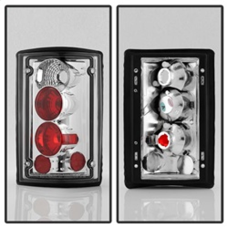Spyder Ford Excursion 00-06/Econoline 150/250/350/450/550 95-06 Euro Tail Lights Chrm ALT-YD-FEC00-C Spyder Ford Excursion 00-06/Econoline 150/250/350/450/550 95-06 Euro Tail Lights Chrm ALT-YD-FEC00-C