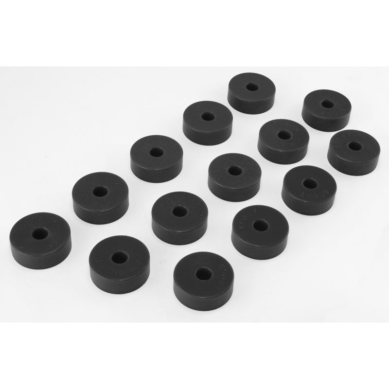 Rugged Ridge Body Mount Kit Black 55-73 Jeep CJ5 Rugged Ridge Body Mount Kit Black 55-73 Jeep CJ5