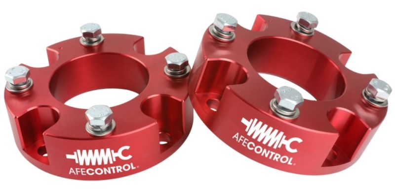 aFe CONTROL 2.0 IN Leveling Kit 07-21 Toyota Tundra - Red aFe CONTROL 2.0 IN Leveling Kit 07-21 Toyota Tundra - Red