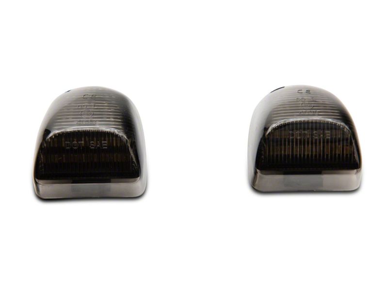 Raxiom 01-13 Chevrolet Silverado/GMC Sierra 1500 Axial Series LED License Plate Lamps- Smoked Raxiom 01-13 Chevrolet Silverado/GMC Sierra 1500 Axial Series LED License Plate Lamps- Smoked