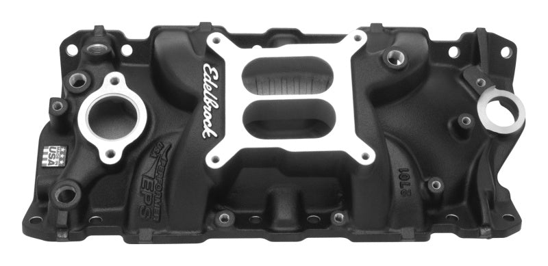 Edelbrock Manifold SBC Performer Eps Intake Black Edelbrock Manifold SBC Performer Eps Intake Black