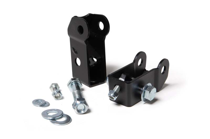 JKS Manufacturing Jeep Wrangler TJ/LJ Rear Lower Shock Relocation Brackets JKS Manufacturing Jeep Wrangler TJ/LJ Rear Lower Shock Relocation Brackets