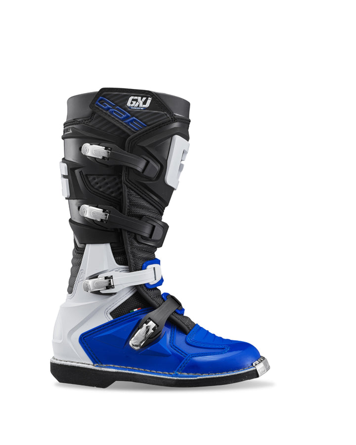 Gaerne GXJ Boot Black/Blue Size - Youth 2 Gaerne GXJ Boot Black/Blue Size - Youth 2