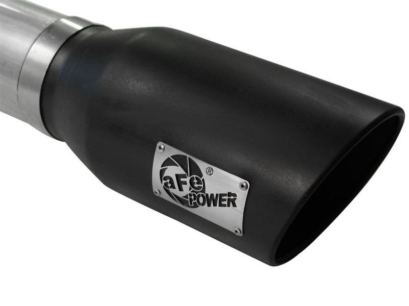 aFe MACHForce XP Exhaust 5in DPF-Back Stainless Steel Exht 2015 Ford Turbo Diesel V8 6.7L Black Tip aFe MACHForce XP Exhaust 5in DPF-Back Stainless Steel Exht 2015 Ford Turbo Diesel V8 6.7L Black Tip