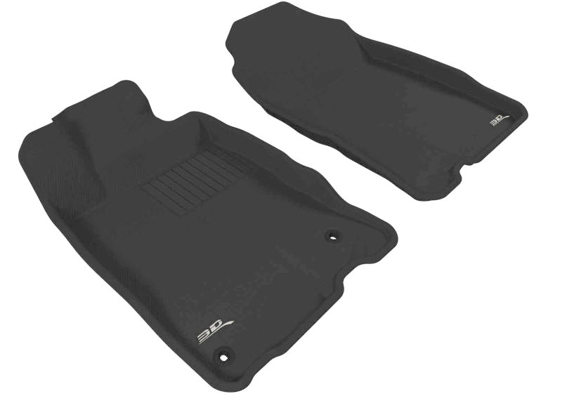 3D MAXpider 2011-2016 Honda CR-Z Kagu 1st Row Floormat - Black 3D MAXpider 2011-2016 Honda CR-Z Kagu 1st Row Floormat - Black