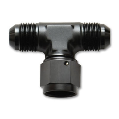 Vibrant -3AN Tee Fitting with Female -3AN Swivel On Side
