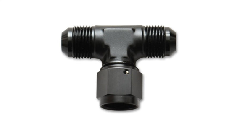 Vibrant -16AN Tee Fitting with Female -16AN Swivel On Side Vibrant -16AN Tee Fitting with Female -16AN Swivel On Side