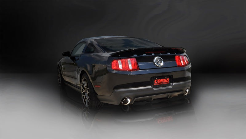 Corsa 2011-2012 Ford Mustang Shelby GT500 5.4L V8 Polished Sport Axle-Back Exhaust Corsa 2011-2012 Ford Mustang Shelby GT500 5.4L V8 Polished Sport Axle-Back Exhaust