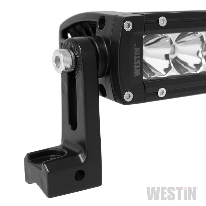 Westin Xtreme LED Light Bar Low Profile Single Row 6 inch Flood w/5W Cree - Black Westin Xtreme LED Light Bar Low Profile Single Row 6 inch Flood w/5W Cree - Black