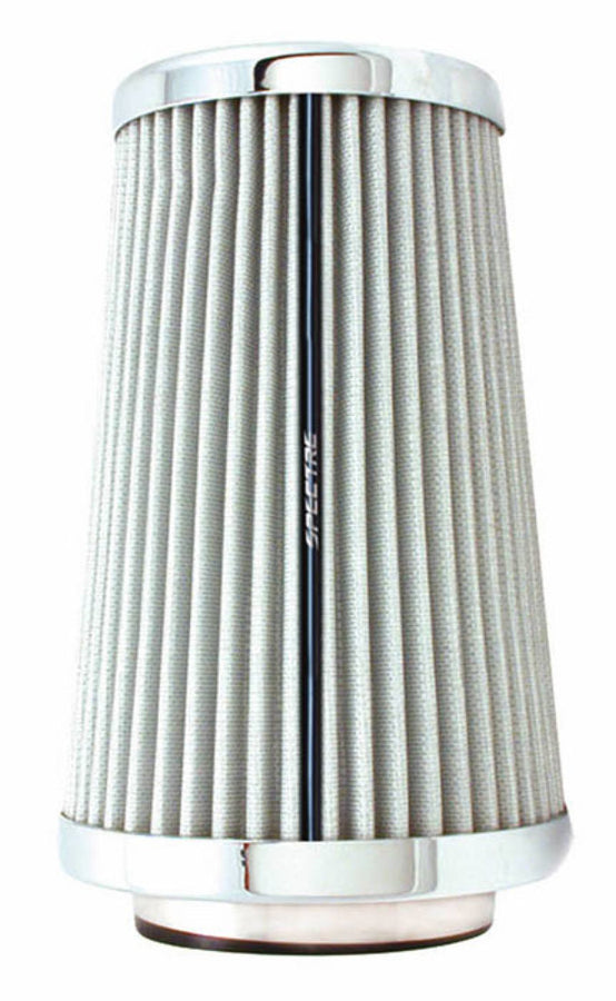 Spectre Adjustable Conical Air Filter 9-1/2in. Tall (Fits 3in. / 3-1/2in. / 4in. Tubes) - White Spectre Adjustable Conical Air Filter 9-1/2in. Tall (Fits 3in. / 3-1/2in. / 4in. Tubes) - White