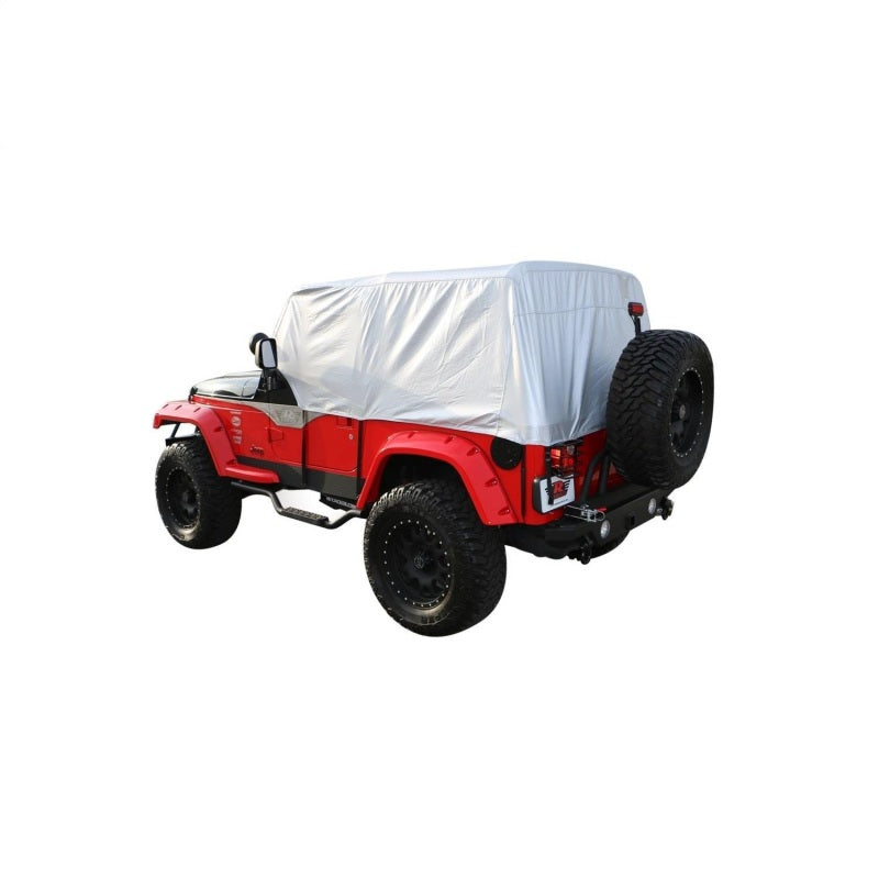 Rampage 1992-1995 Jeep Wrangler(YJ) Cab Cover Multiguard - Silver Rampage 1992-1995 Jeep Wrangler(YJ) Cab Cover Multiguard - Silver