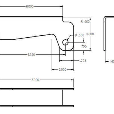 Ridetech 3-sided Upper Shock Bracket