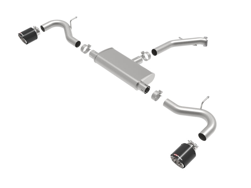 aFe Takeda 2.5in 409 SS Axle-Back Exhaust System Carbon Fiber 18-20 Hyundai Elantra GT L4-1.6L(t) aFe Takeda 2.5in 409 SS Axle-Back Exhaust System Carbon Fiber 18-20 Hyundai Elantra GT L4-1.6L(t)