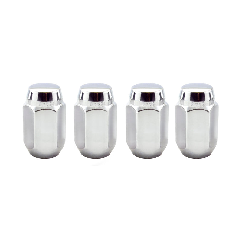 McGard Hex Lug Nut (Cone Seat) 7/16-20 / 13/16 Hex / 1.5in. Length (4-Pack) - Chrome McGard Hex Lug Nut (Cone Seat) 7/16-20 / 13/16 Hex / 1.5in. Length (4-Pack) - Chrome