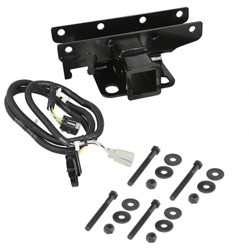 Rugged Ridge Receiver Hitch Kit w/ Wiring Harness 07-18 Jeep Wrangler JK Rugged Ridge Receiver Hitch Kit w/ Wiring Harness 07-18 Jeep Wrangler JK