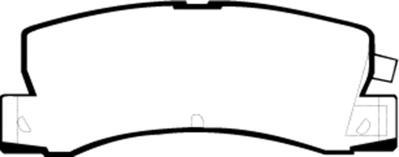 EBC 99-01 Lexus RX300 3.0 2WD Greenstuff Rear Brake Pads EBC 99-01 Lexus RX300 3.0 2WD Greenstuff Rear Brake Pads