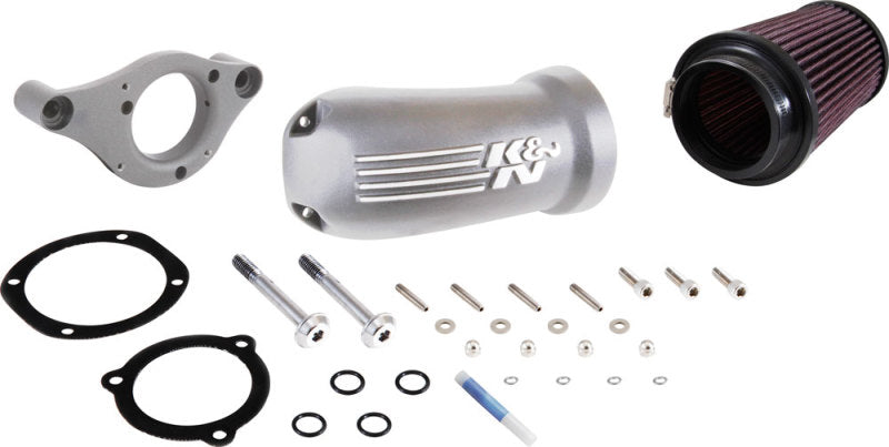 K&N 17-18 Harley-Davidson Touring Models Performance Air Intake System Silver K&N 17-18 Harley-Davidson Touring Models Performance Air Intake System Silver