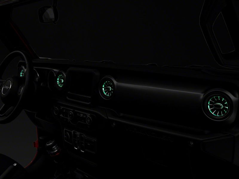 Raxiom 18-23 Jeep Wrangler JL LED Ambient Vent Lighting Kit Raxiom 18-23 Jeep Wrangler JL LED Ambient Vent Lighting Kit