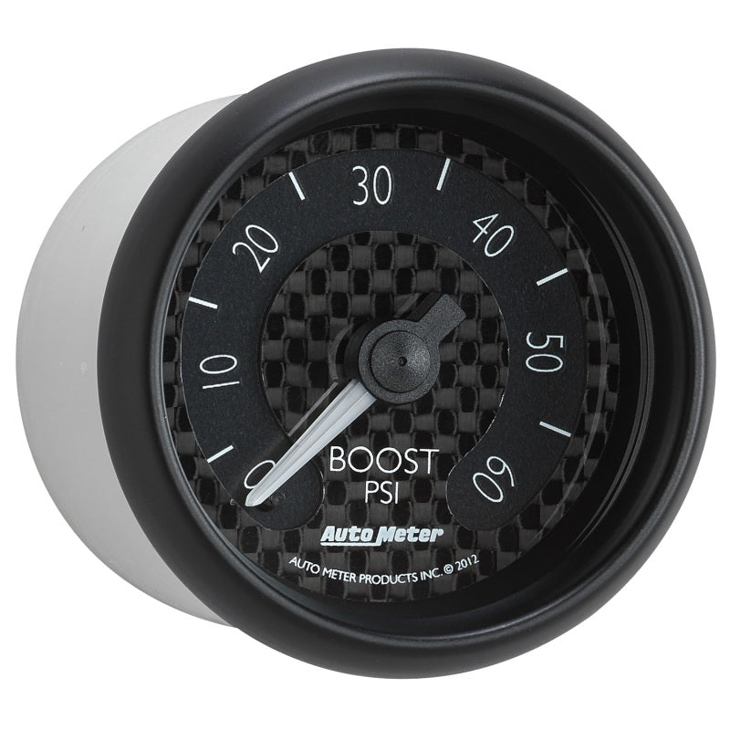 Autometer GT Series 52mm Mechanical 0-60 psi Boost Gauge Autometer GT Series 52mm Mechanical 0-60 psi Boost Gauge