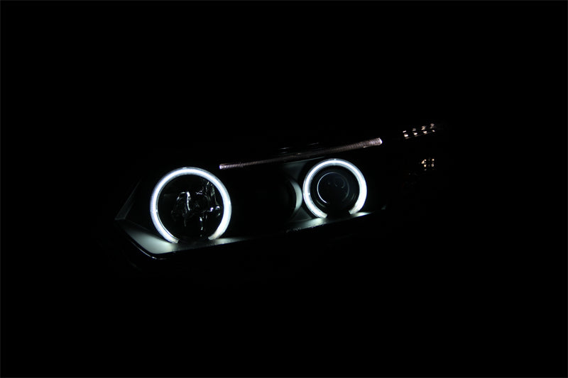 ANZO 2006-2011 Honda Civic Projector Headlights w/ Halo Black (CCFL) ANZO 2006-2011 Honda Civic Projector Headlights w/ Halo Black (CCFL)