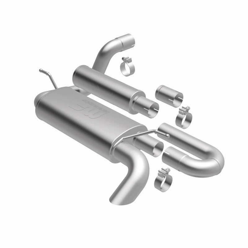 MagnaFlow 18-23 Jeep Wrangler JL 2.0L/3.6L Overland Series Axle-Back Exhaust MagnaFlow 18-23 Jeep Wrangler JL 2.0L/3.6L Overland Series Axle-Back Exhaust