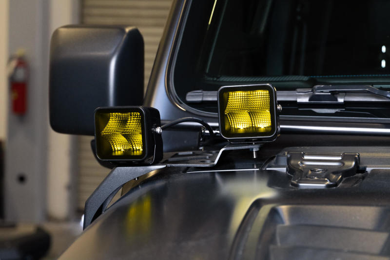 DV8 Offroad 3in Elite Series LED Amber Pod Light DV8 Offroad 3in Elite Series LED Amber Pod Light
