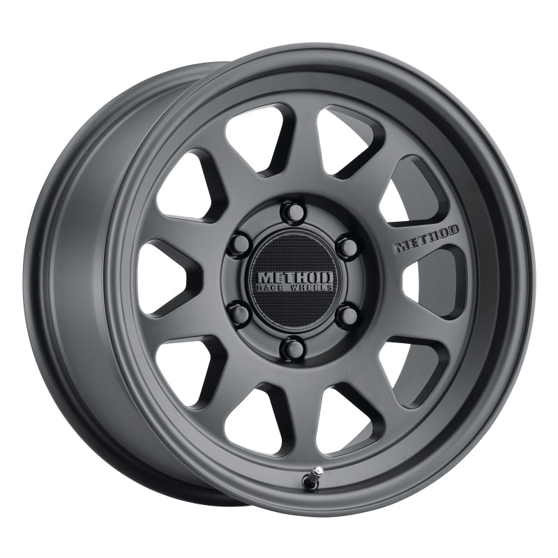 Method MR316 17x8.5 0mm Offset 6x5.5 106.25mm CB Matte Black Wheel Method MR316 17x8.5 0mm Offset 6x5.5 106.25mm CB Matte Black Wheel