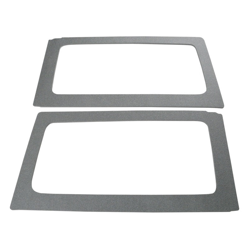DEI 11-18 Jeep Wrangler JK 2-Door Boom Mat Rear Side Window Trim - 2 Piece - Gray DEI 11-18 Jeep Wrangler JK 2-Door Boom Mat Rear Side Window Trim - 2 Piece - Gray