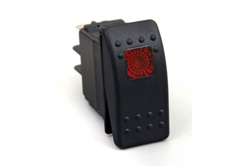 Daystar Rocker Switch Red Light 20 AMP Single Pole Daystar Rocker Switch Red Light 20 AMP Single Pole