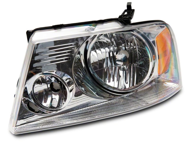 Raxiom 04-08 Ford F-150 Axial Series OEM Style Replacement Headlights- Chrome Housing (Clear Lens) Raxiom 04-08 Ford F-150 Axial Series OEM Style Replacement Headlights- Chrome Housing (Clear Lens)