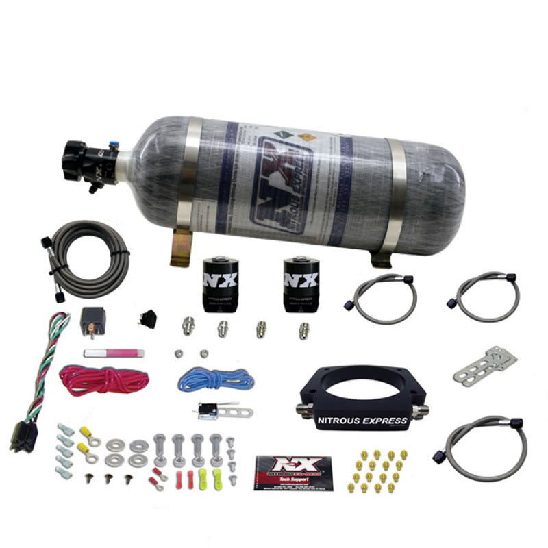 Nitrous Express GM LS 90mm Nitrous Plate Kit (50-400HP) w/12lb Composite Bottle Nitrous Express GM LS 90mm Nitrous Plate Kit (50-400HP) w/12lb Composite Bottle