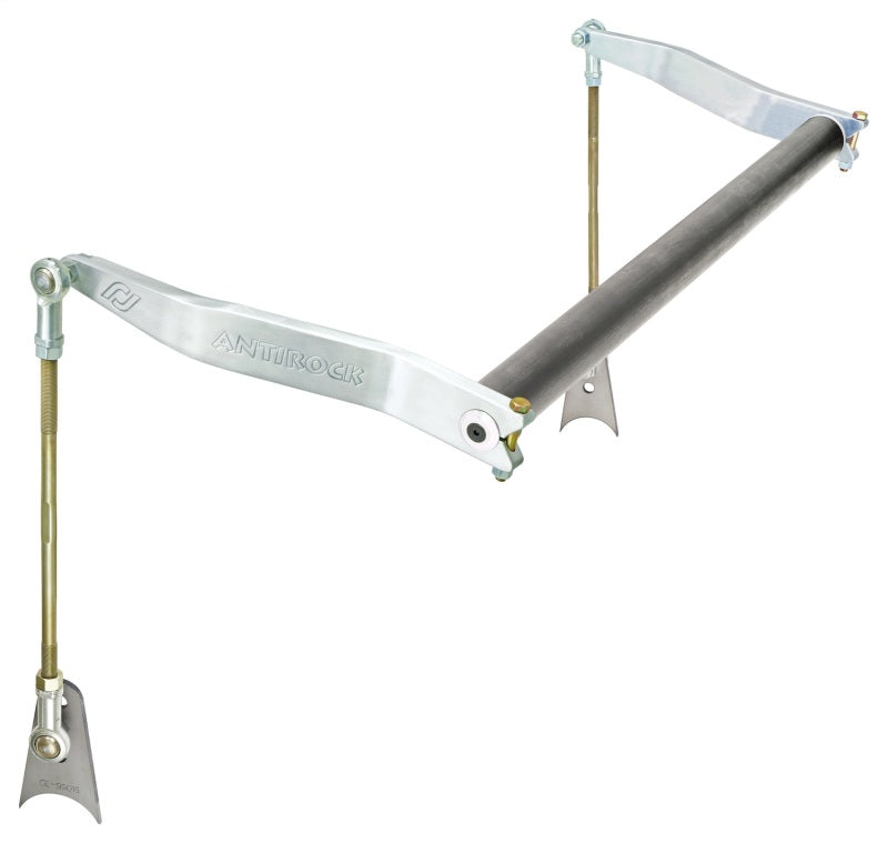 RockJock Antirock Sway Bar Kit Universal 45in Bar 15in Bent Aluminum Arms RockJock Antirock Sway Bar Kit Universal 45in Bar 15in Bent Aluminum Arms
