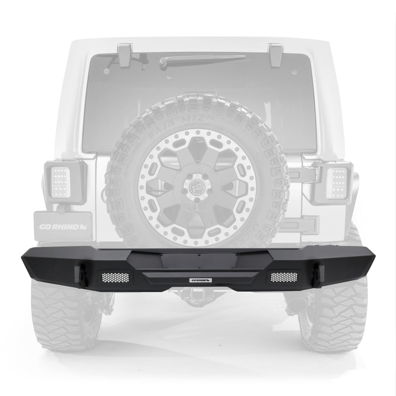 Go Rhino 07-18 Jeep Wrangler JK Trailline Rear Full Width Bumper Go Rhino 07-18 Jeep Wrangler JK Trailline Rear Full Width Bumper