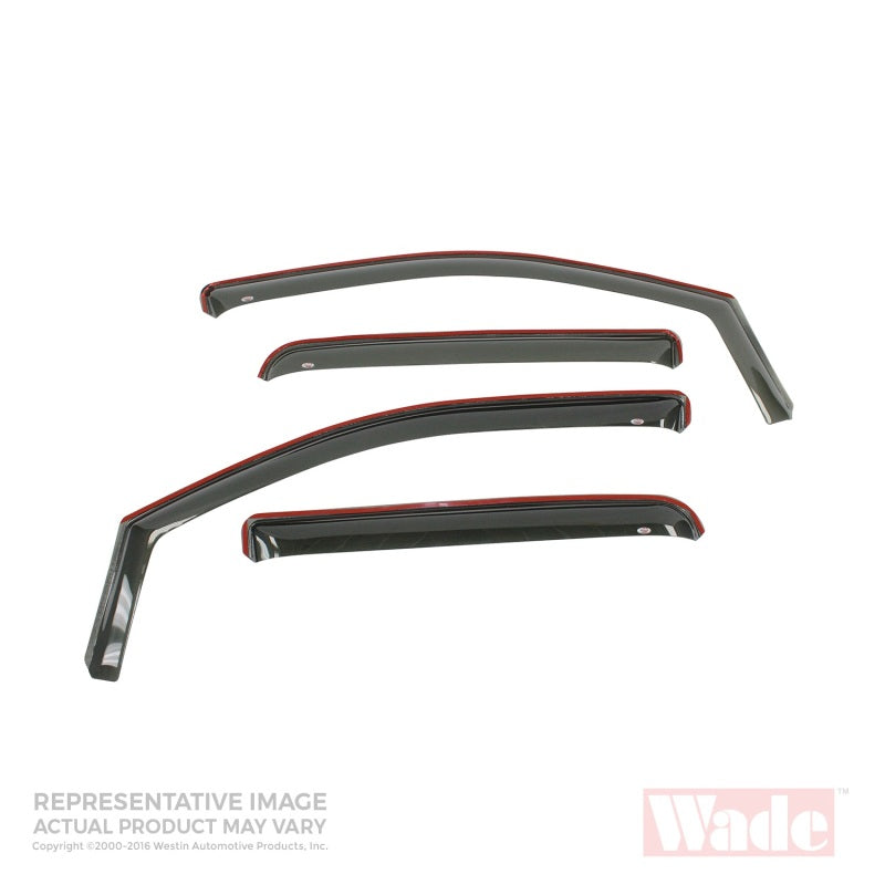 Westin 2004-2007 Scion xB Wade In-Channel Wind Deflector 4pc - Smoke Westin 2004-2007 Scion xB Wade In-Channel Wind Deflector 4pc - Smoke