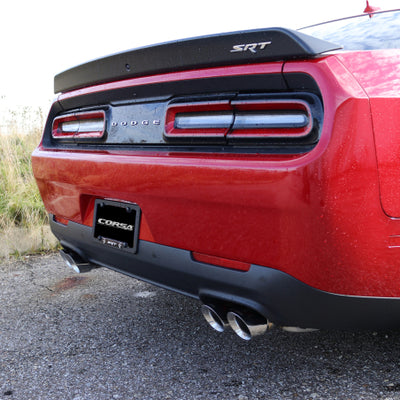 Corsa 2015-2023 Dodge Challenger Hellcat Dual Rear Exit Sport Exhaust w/ 3.5in Polished Tips