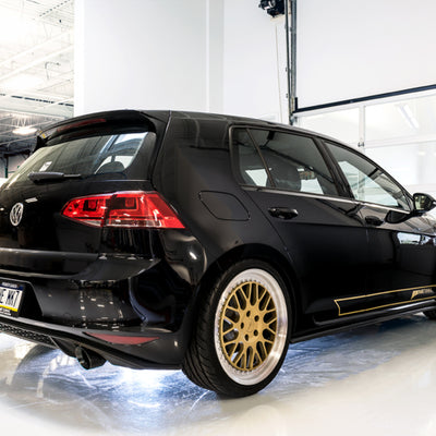 AWE Tuning VW MK7 GTI Track Edition Exhaust - Diamond Black Tips