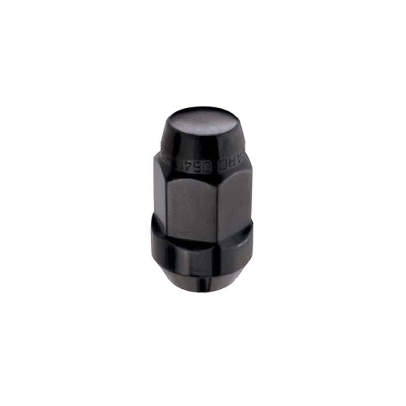McGard Hex Lug Nut (Cone Seat Bulge Style) M14X1.5 / 22mm Hex / 1.945in. Length (4-Pack) - Black McGard Hex Lug Nut (Cone Seat Bulge Style) M14X1.5 / 22mm Hex / 1.945in. Length (4-Pack) - Black