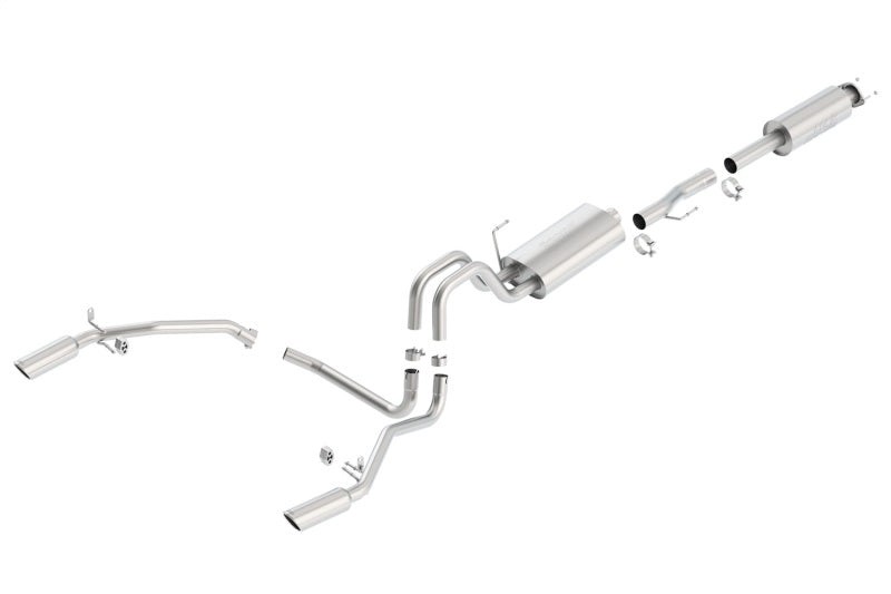 Borla 11-14 Ford F-150 5.0L AT 2/4WD S-Type SS Catback Exhaust Borla 11-14 Ford F-150 5.0L AT 2/4WD S-Type SS Catback Exhaust