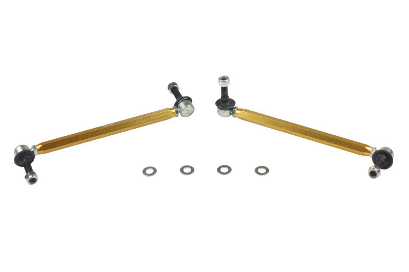 Whiteline 05-10 Chevy Cobalt/6/09+ Cruze/06-11 HHR Front Sway Bar - Link Assembly H/D Adj Steel Ball Whiteline 05-10 Chevy Cobalt/6/09+ Cruze/06-11 HHR Front Sway Bar - Link Assembly H/D Adj Steel Ball