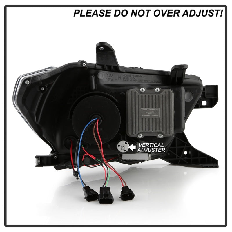 Spyder 16-20 Toyota Tacoma Halogen Model Only High-Power LED Headlights - Black PRO-YD-TT16HALAP-BK Spyder 16-20 Toyota Tacoma Halogen Model Only High-Power LED Headlights - Black PRO-YD-TT16HALAP-BK