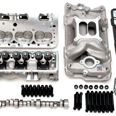 Edelbrock 435Hp Total Power Package Top-End Kit for Use On 1955 And Later SB-Chevy