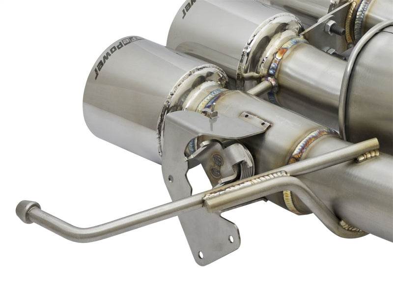 aFe MACHForce XP 3in-2 1/2in Axle Back 304SS Exhaust w/ Polished Tips 15-17 Chevy Corvette Z06 aFe MACHForce XP 3in-2 1/2in Axle Back 304SS Exhaust w/ Polished Tips 15-17 Chevy Corvette Z06