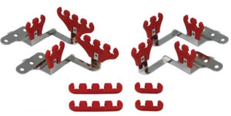 Moroso Chevrolet Small Block Ignition Wire Loom Kit - Centerbolt - 7-9mm - Red Moroso Chevrolet Small Block Ignition Wire Loom Kit - Centerbolt - 7-9mm - Red