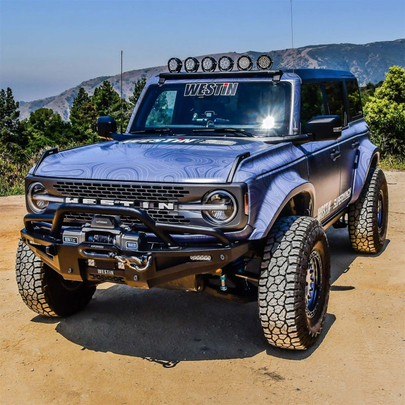 Westin 21-23 Ford Bronco (Excl. Bronco Sport) XTS Overhead Light Mount - Tex. Blk Westin 21-23 Ford Bronco (Excl. Bronco Sport) XTS Overhead Light Mount - Tex. Blk