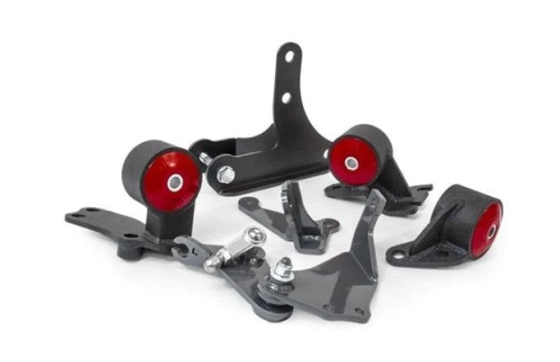 Innovative 88-91 Civic D-Series Black Steel Mounts 60A Bushings (92+ Engine Hydro Conversion) Innovative 88-91 Civic D-Series Black Steel Mounts 60A Bushings (92+ Engine Hydro Conversion)