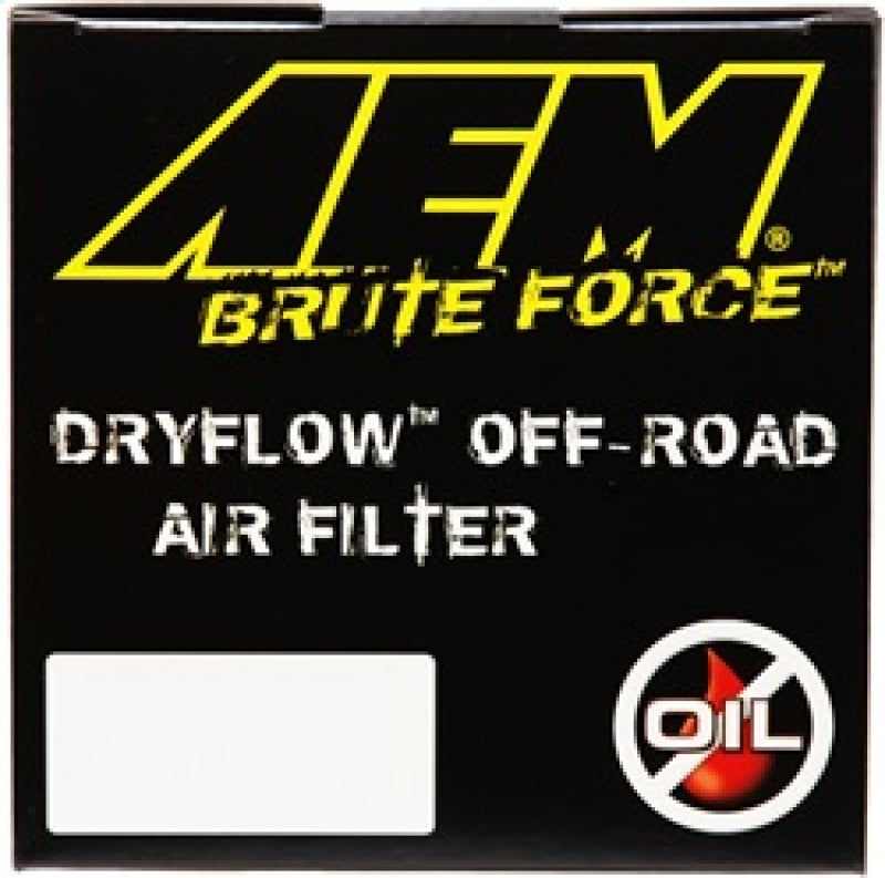 AEM 3.5 in x 9 in Dryflow Conical Air Filter AEM 3.5 in x 9 in Dryflow Conical Air Filter